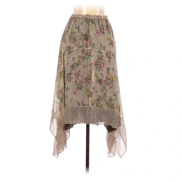 NWT For Love and Liberty 100% Silk Skirt - Picture 1 of 12